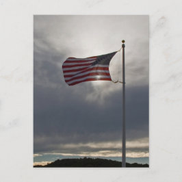 Cartão Postal Voando a Bandeira