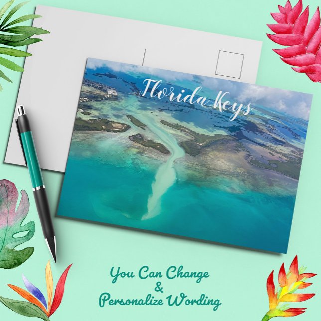 Cartão Postal Voando acima de Key West Florida (Criador carregado)