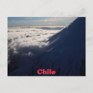 Cartão Postal Voando sobre o vulcão Osorno, Chile