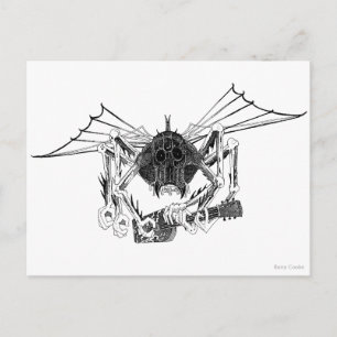 CARTÃO POSTAL VOANDO WETA COM GUITAR