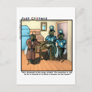 Cartão Postal Voar na Sopa