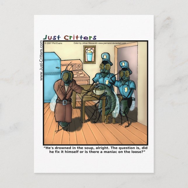 Cartão Postal Voar na Sopa (Frente)