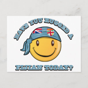 Cartão Postal Você abraçou um Fijian hoje?