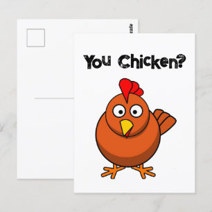 Cartão Postal Você Chicken, Torneira Marrom Engraçada?