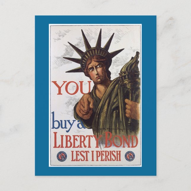 Cartão Postal Você compra um Título de Liberdade Para que eu não (Frente)
