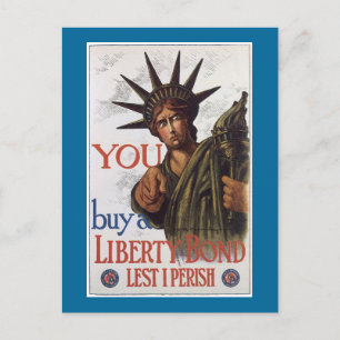 Cartão Postal Você comprar uma Liberty Bond para que eu perca