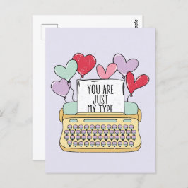 Cartão Postal Você É Apenas O Meu Tipo De Dia de os namorados Bo