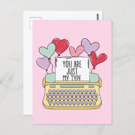Cartão Postal Você É Apenas O Meu Tipo De Dia de os namorados Bo