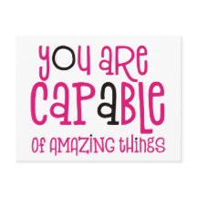 Você é capaz de coisas impressionantes, branco