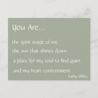 Cartão Postal Você É Cartão-Postal