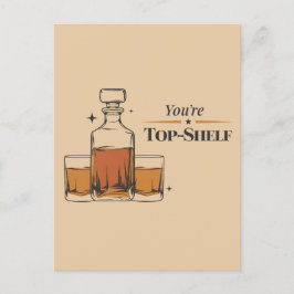 Cartão Postal Você é engraçado como o papai, parabéns pelo anive