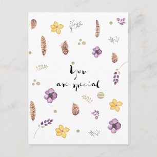 Cartão Postal Você é especial