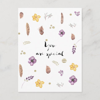 Cartão Postal Você é especial