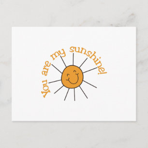 Cartão Postal Você É Meu Sol