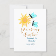 Você é meu sol amarelo laranja sol azul borboleta