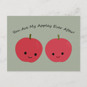 Cartão Postal Você é minha Appleto Depois das Maçãs