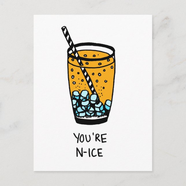 Cartão Postal Você é N-Gelo (Frente)