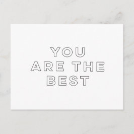 Cartão Postal Você É O Melhor