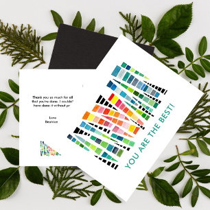 Cartão Postal Você é o melhor obrigado