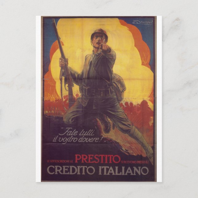 Cartão Postal Você é o Poster de Propaganda (Frente)