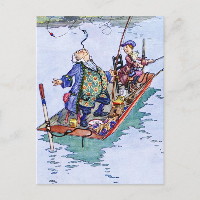 Cartão Postal Você é o velho padre WIlliam de Alice no País das  (Frente)