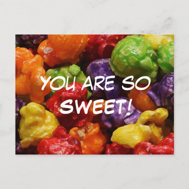 Cartão Postal Você É Tão Doce E Canadiana (Frente)