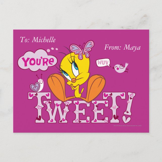 Cartão Postal Você é Tweet (Frente)