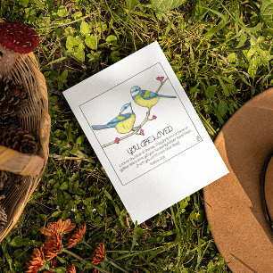 Cartão Postal Você é um Cartão-postal Inspirativo de Pássaros Ad