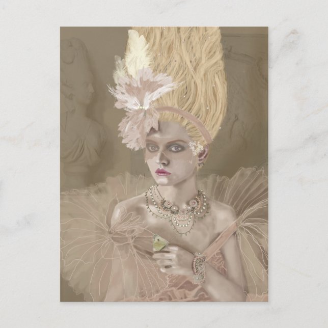 Cartão Postal Você está atrasado (Frente)