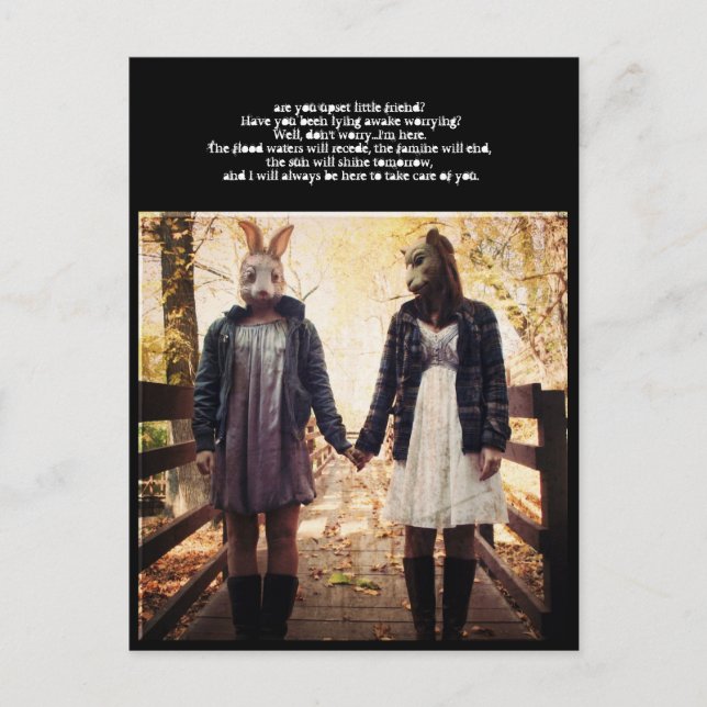 Cartão Postal você está chateado amiguinho? (Frente)