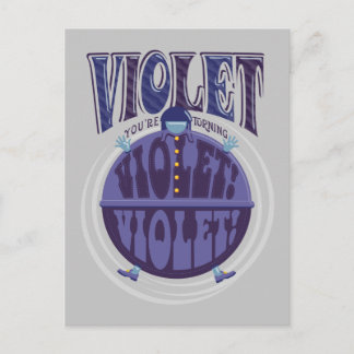 Cartão Postal Você está ficando Violeta, Violeta!