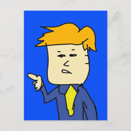 Cartão Postal você está sendo demitido garoto de desenho animado