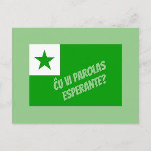 Cartão Postal Você fala Esperanto?