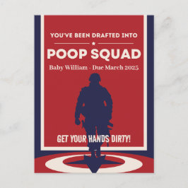 Cartão Postal Você foi desenhado no Poop Squad - Revolução do Be