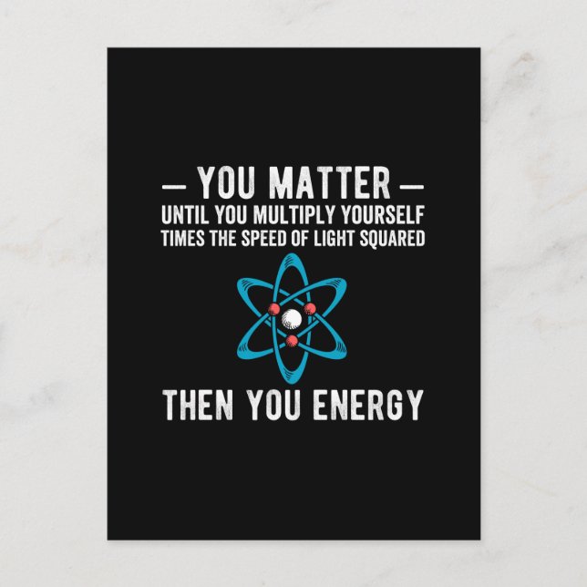 Cartão Postal você importa até que você se multiplique vezes mas (Frente)