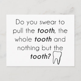 Cartão Postal Você jura?
