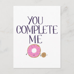 Cartão Postal Você me completa