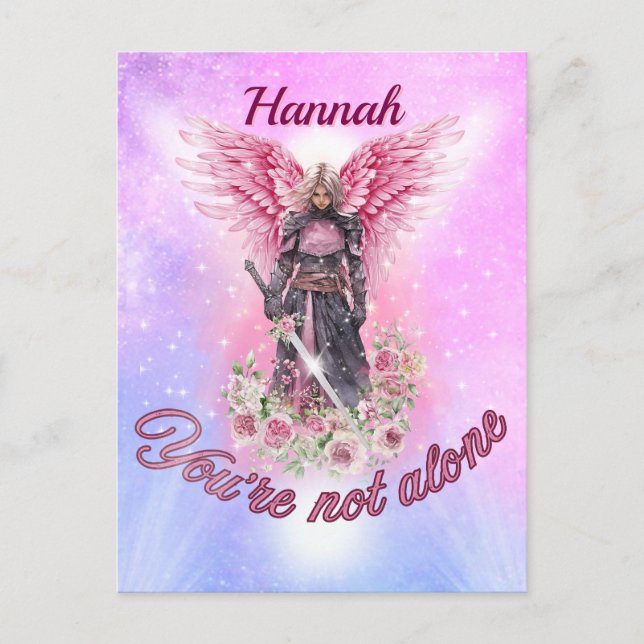 Cartão Postal Você não está sozinho (Frente)