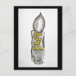 Cartão Postal Você não está sozinho, eu estou aqui