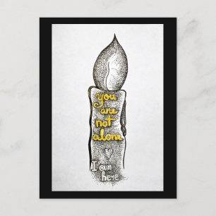 Cartão Postal Você não está sozinho, eu estou aqui