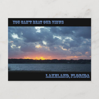 Cartão Postal Você não pode vencer nosso Views Lakeland, Flórida