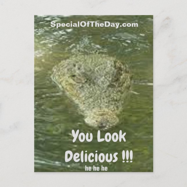 Cartão Postal Você Parece Um Cartão-Postal Delicioso (Frente)