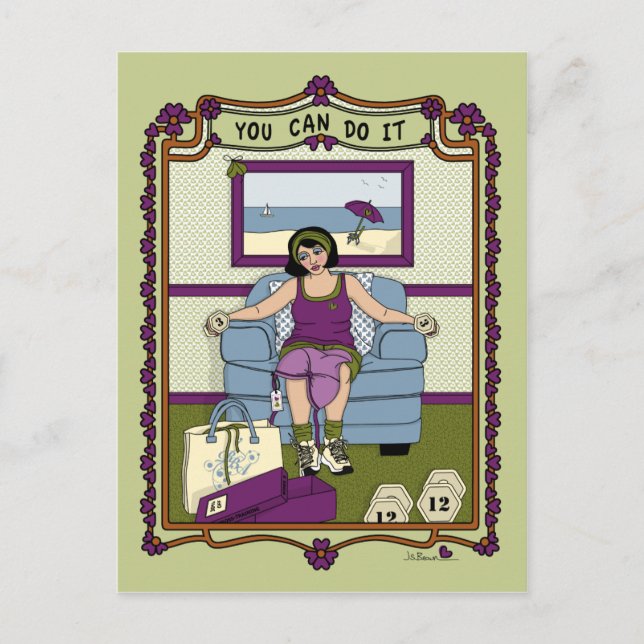 Cartão Postal Você Pode Fazer Isso_A_ Postcard (Frente)