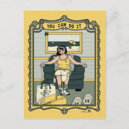 Cartão Postal Você Pode Fazer Isso_C_ Postcard