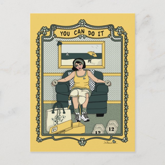 Cartão Postal Você Pode Fazer Isso_C_ Postcard (Frente)