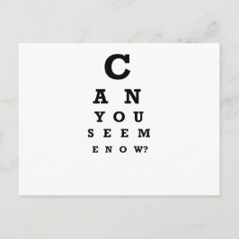 Cartão Postal Você pode me ver agora?