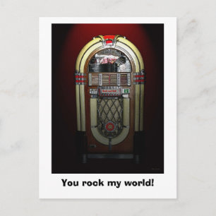 Cartão Postal Você Rock My World Postcard