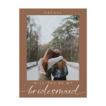 Você será minha Dama de Honra Boho Chic Foto Moder