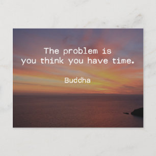 Cartão Postal Você Tem Uma Citação De Tempo