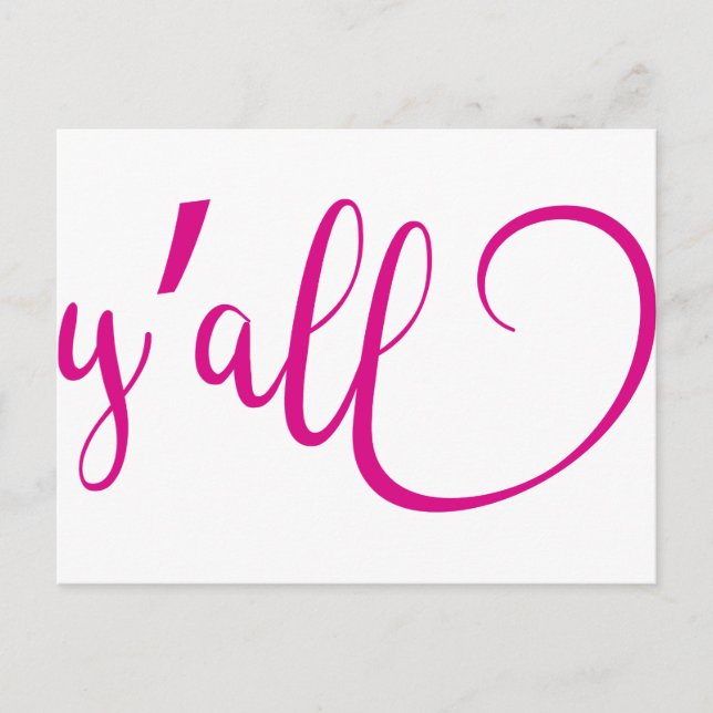 Cartão Postal Vocês todos (Frente)